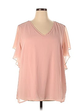 Worthington Short Sleeve Blouse (view 1)