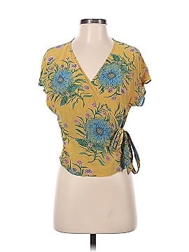 Madewell Short Sleeve Silk Top (view 1)