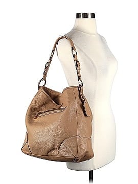 Prada Front Zip Pocket Vitello Daino Hobo  (view 2)