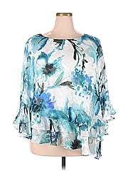 Alex Evenings 3/4 Sleeve Blouse