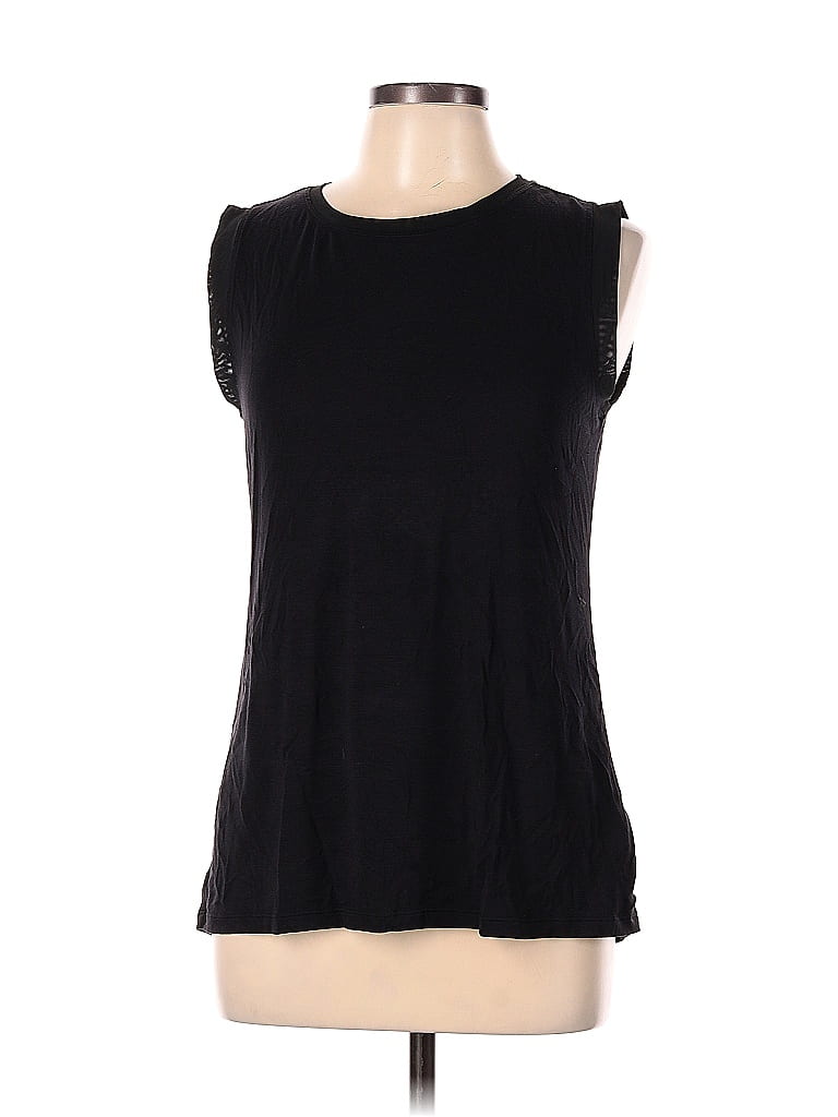 Athleta Black Sleeveless T-Shirt Size L - 55% off | ThredUp