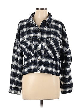 Ci Sono 3/4 Sleeve Button-Down Shirt (view 1)