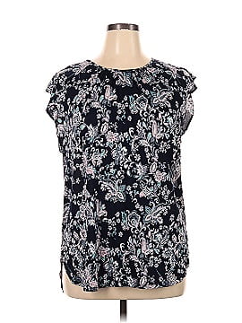 Ann Taylor LOFT Outlet Short Sleeve Blouse (view 1)