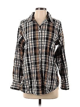 Ann Taylor LOFT 3/4 Sleeve Button-Down Shirt (view 1)