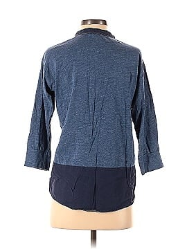 Gap 3/4 Sleeve Button-Down Shirt (view 2)