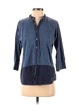 Gap 3/4 Sleeve Button-Down Shirt (view 1)