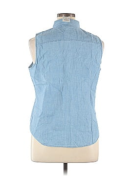 J.Crew Factory Store Sleeveless Button-Down Shirt (view 2)