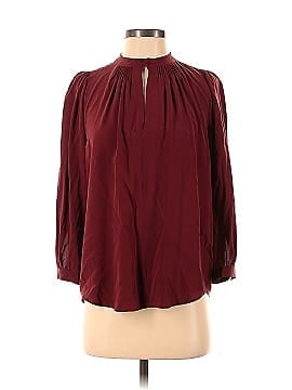 Madewell 3/4 Sleeve Silk Top (view 1)