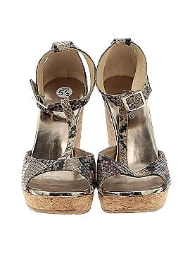 Jimmy Choo Snake Textured Wedges (view 2)