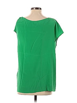 Donna Karan New York Short Sleeve Silk Top (view 2)