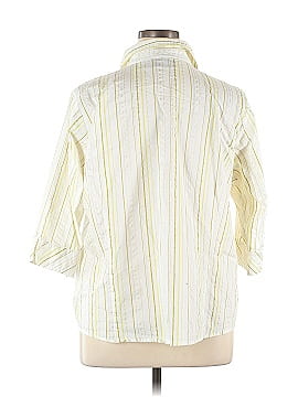 Club Z Collection 3/4 Sleeve Button-Down Shirt (view 2)