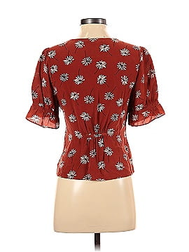 Madewell Short Sleeve Silk Top (view 2)