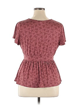 MASON & BELLE Short Sleeve Blouse (view 2)