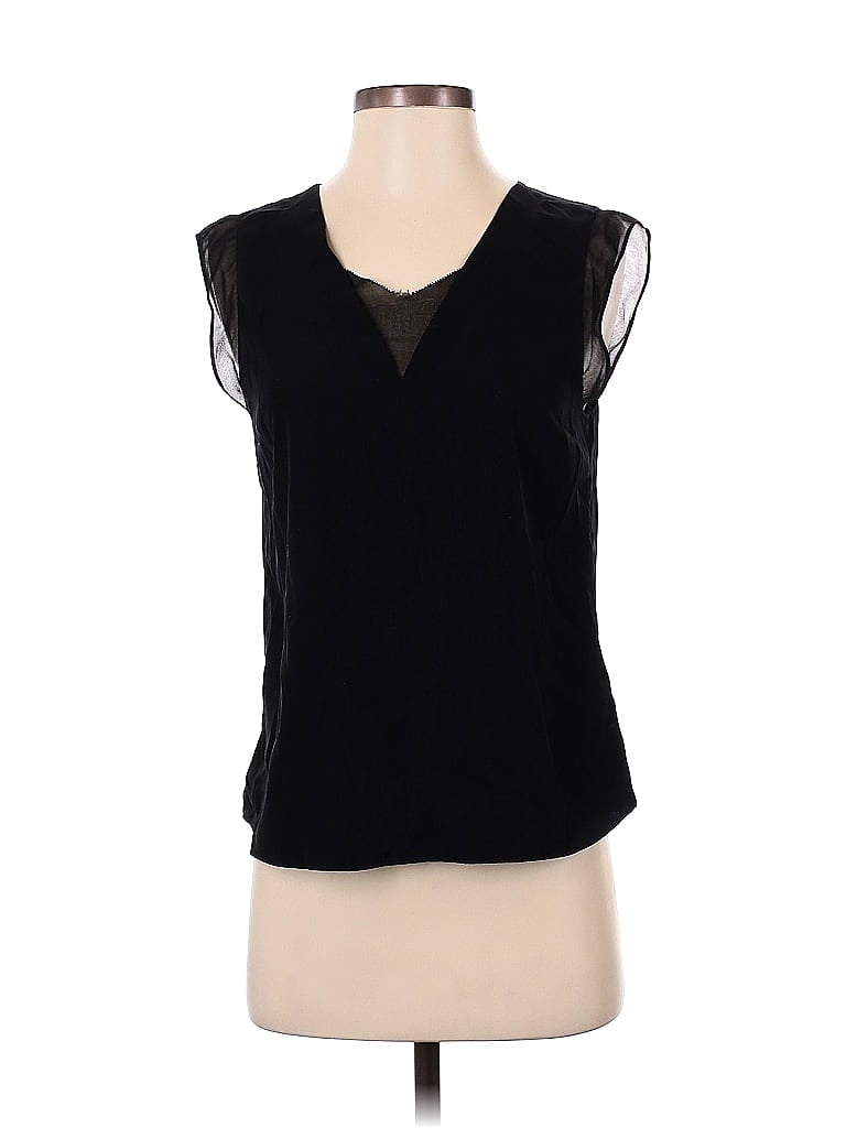 Scotch & Soda 100% Polyester Black Sleeveless Blouse Size P (petite) - photo 1