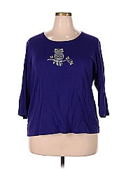 Karen Scott 3/4 Sleeve Top