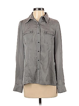 AK Anne Klein Long Sleeve Button-Down Shirt (view 1)