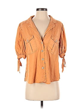 Free People 3/4 Sleeve Button-Down Shirt (view 1)