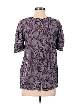 Rebecca Taylor Short Sleeve Silk Top (view 2)