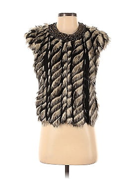 Twelfth Street by Cynthia Vincent Faux Fur Vest (view 1)