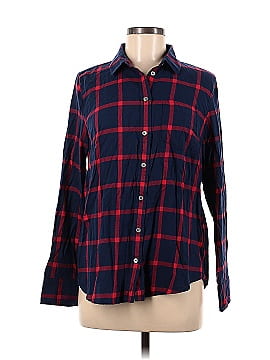 J.Crew Factory Store Long Sleeve Button-Down Shirt (view 1)