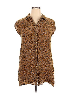 Natura Sleeveless Button-Down Shirt (view 1)