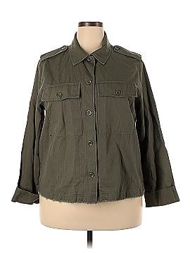 Universal Thread 3/4 Sleeve Button-Down Shirt (view 1)