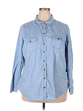 Torrid Long Sleeve Button-Down Shirt (view 1)