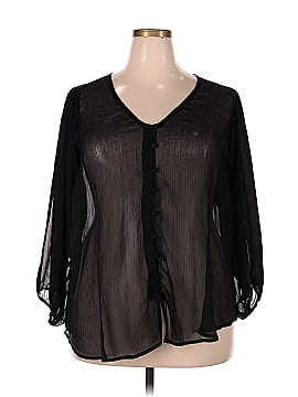 Torrid 3/4 Sleeve Blouse (view 1)