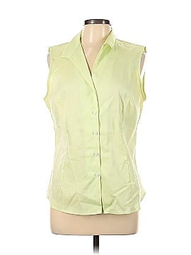 Anne Klein Sleeveless Button-Down Shirt (view 1)