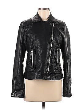 Topshop Faux Leather Jacket (view 1)