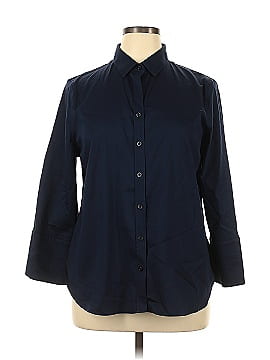 Chico's 3/4 Sleeve Button-Down Shirt (view 1)