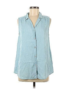 BeachLunchLounge Sleeveless Button-Down Shirt (view 1)