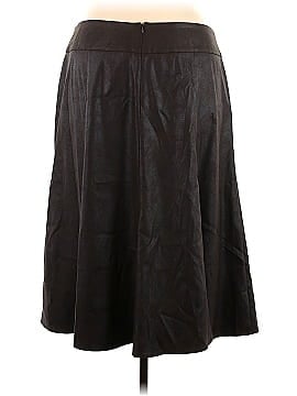 Cj Banks Faux Leather Skirt (view 2)