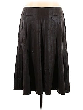 Cj Banks Faux Leather Skirt (view 1)