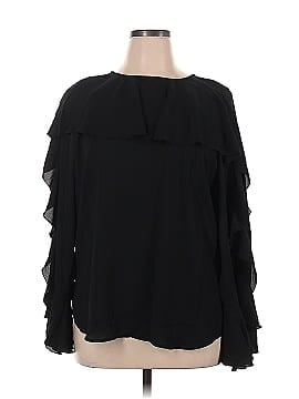 Scoop Long Sleeve Blouse (view 1)