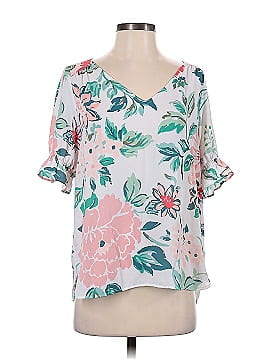 Ann Taylor LOFT Short Sleeve Blouse (view 1)