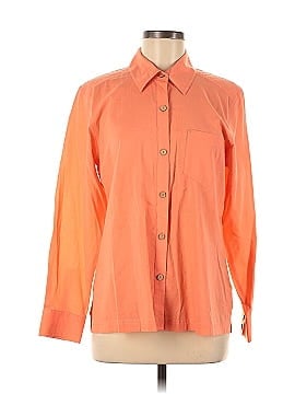 So Blue Sigrid Olsen Long Sleeve Button-Down Shirt (view 1)