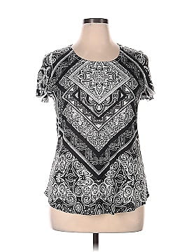 Style&Co Short Sleeve Blouse (view 1)