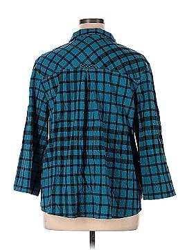 Habitat 3/4 Sleeve Button-Down Shirt (view 2)