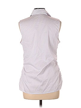 New York & Company Sleeveless Button-Down Shirt (view 2)