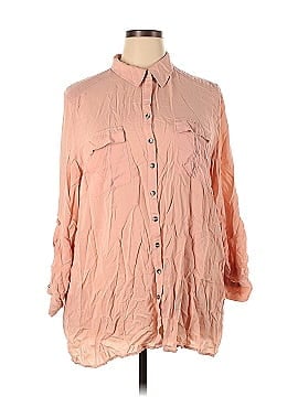 Chico's 3/4 Sleeve Button-Down Shirt (view 1)