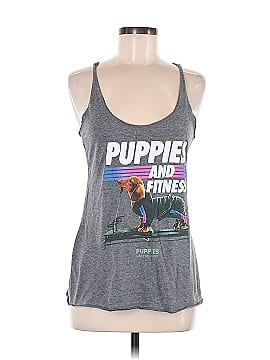 Puppies Make Me Happy Tank Top (view 1)