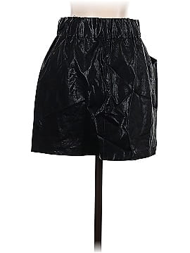 Zara Basic Faux Leather Skirt (view 2)