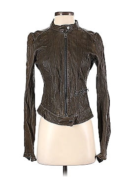 Brogden Faux Leather Jacket (view 1)