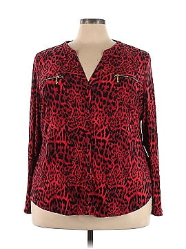 INC International Concepts Long Sleeve Blouse (view 1)