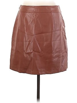 Ann Taylor LOFT Faux Leather Skirt (view 2)