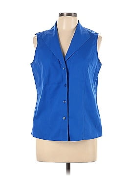 Jones New York Sleeveless Button-Down Shirt (view 1)