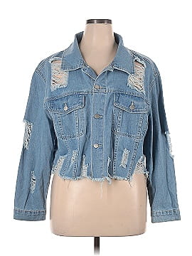 Shein Curve Denim Jacket (view 1)