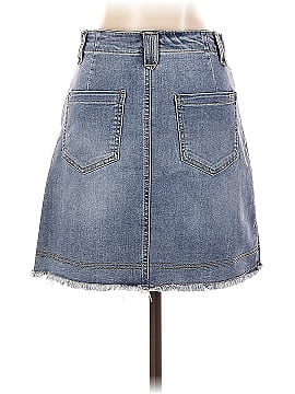 Copper Key Denim Skirt (view 2)