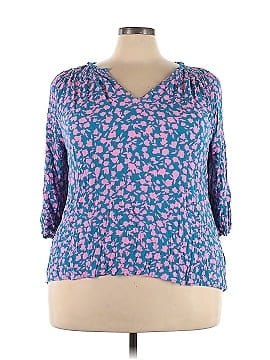 Bobeau 3/4 Sleeve Blouse (view 1)